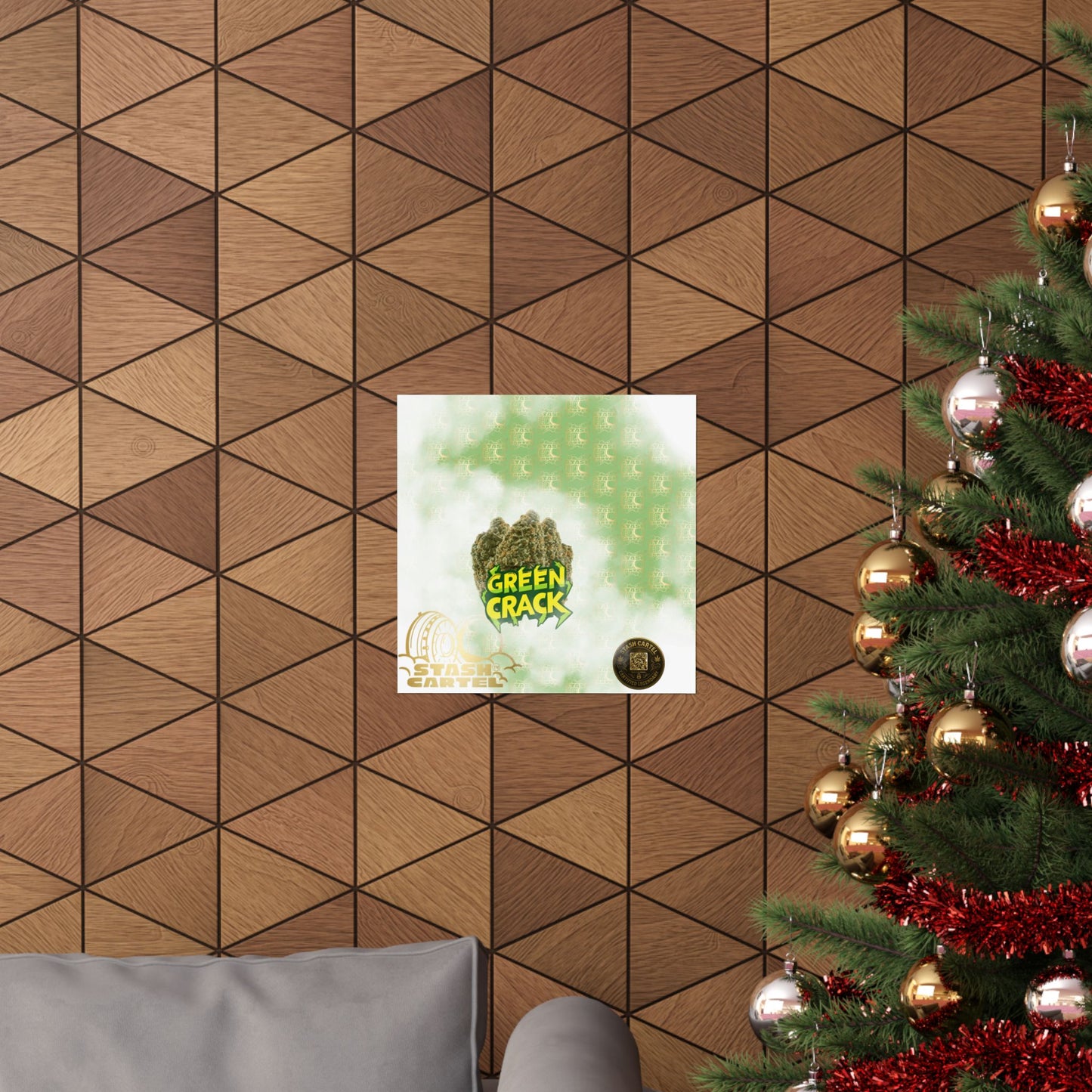 ⚡ "Green Crack" High-Energy Sativa Poster Print