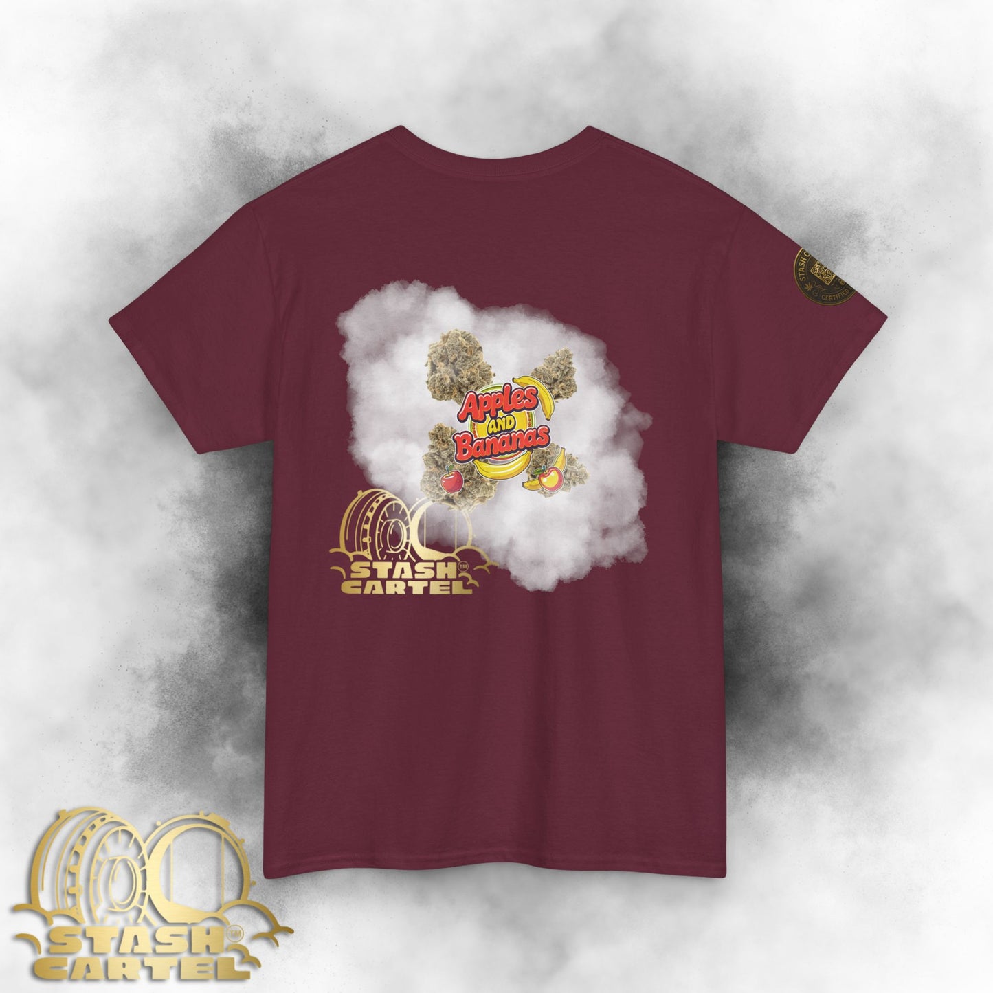 Apples And Bananas Tee – Fruity Funk Hybrid Unisex Cotton Tee