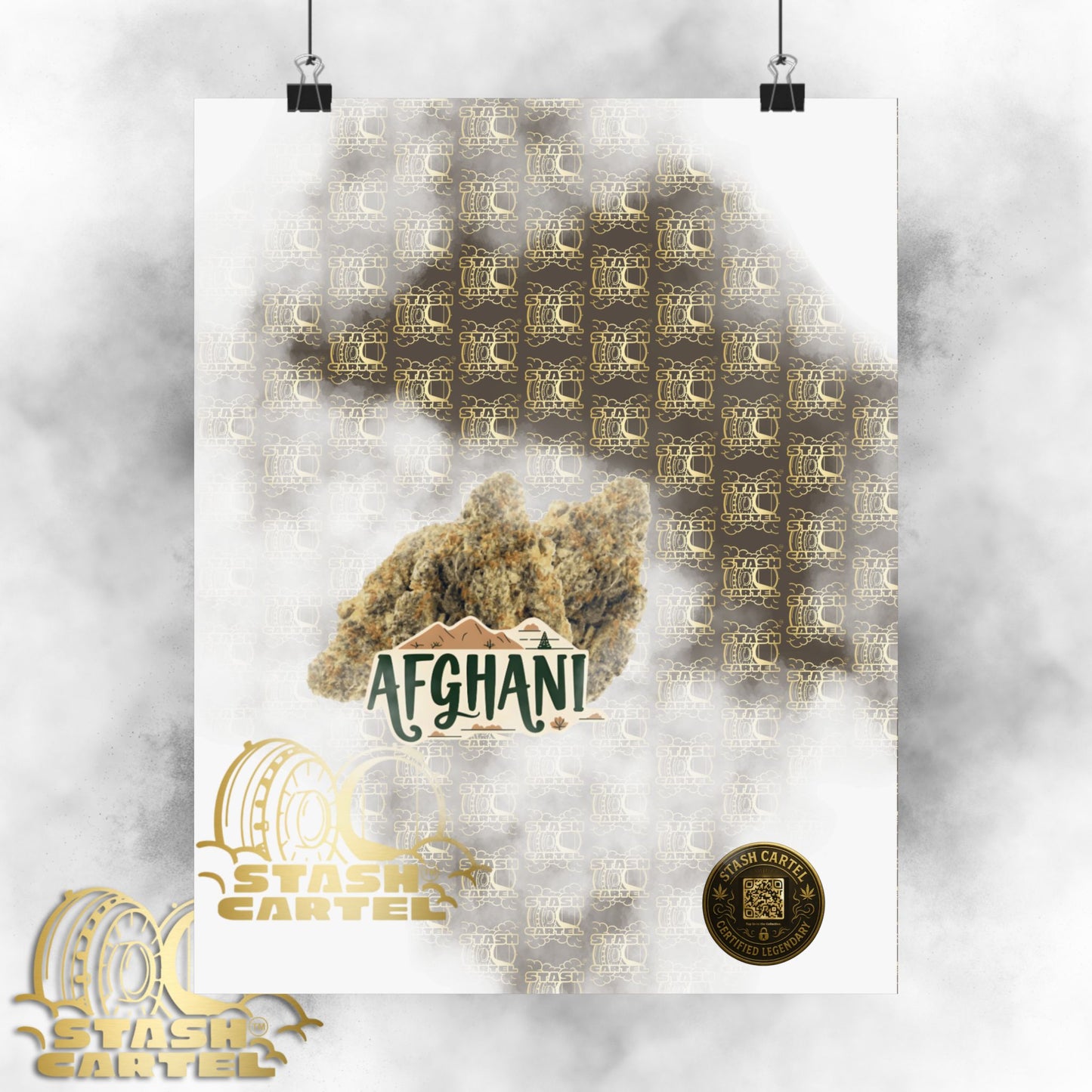 🧿 "Afghani" Landrace Indica Heritage Poster