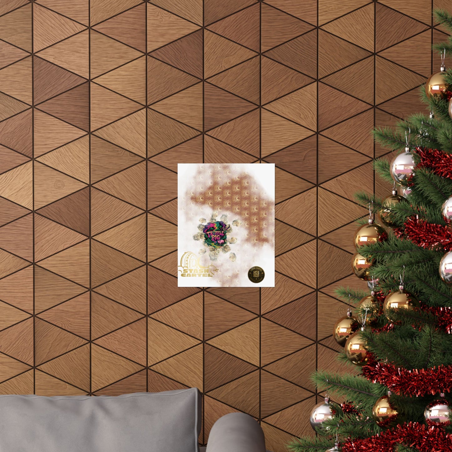 🐷🍫 Truffle Pig Poster – Rare Indica Hybrid with Candy Gas & Earthy Depth