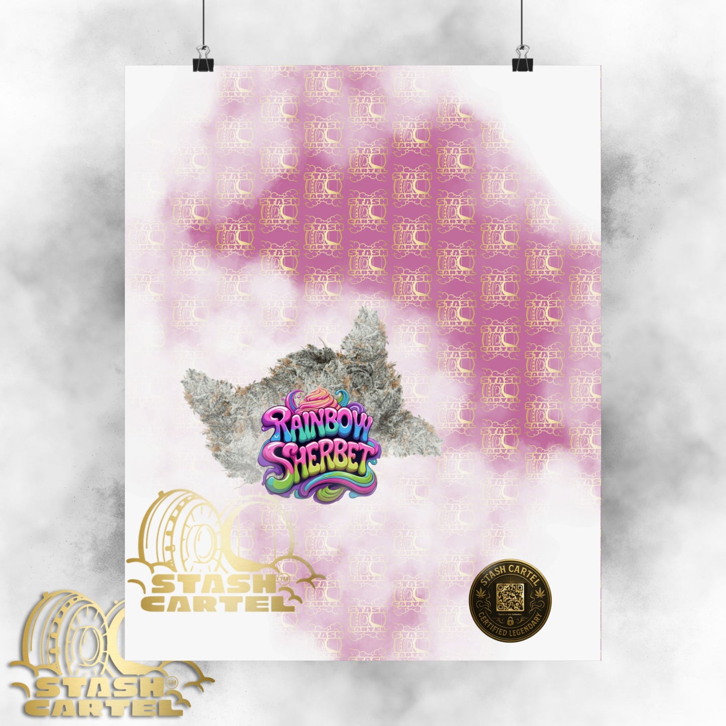 🍧 "Rainbow Sherbet" Fruit-Funk Balanced Hybrid Poster