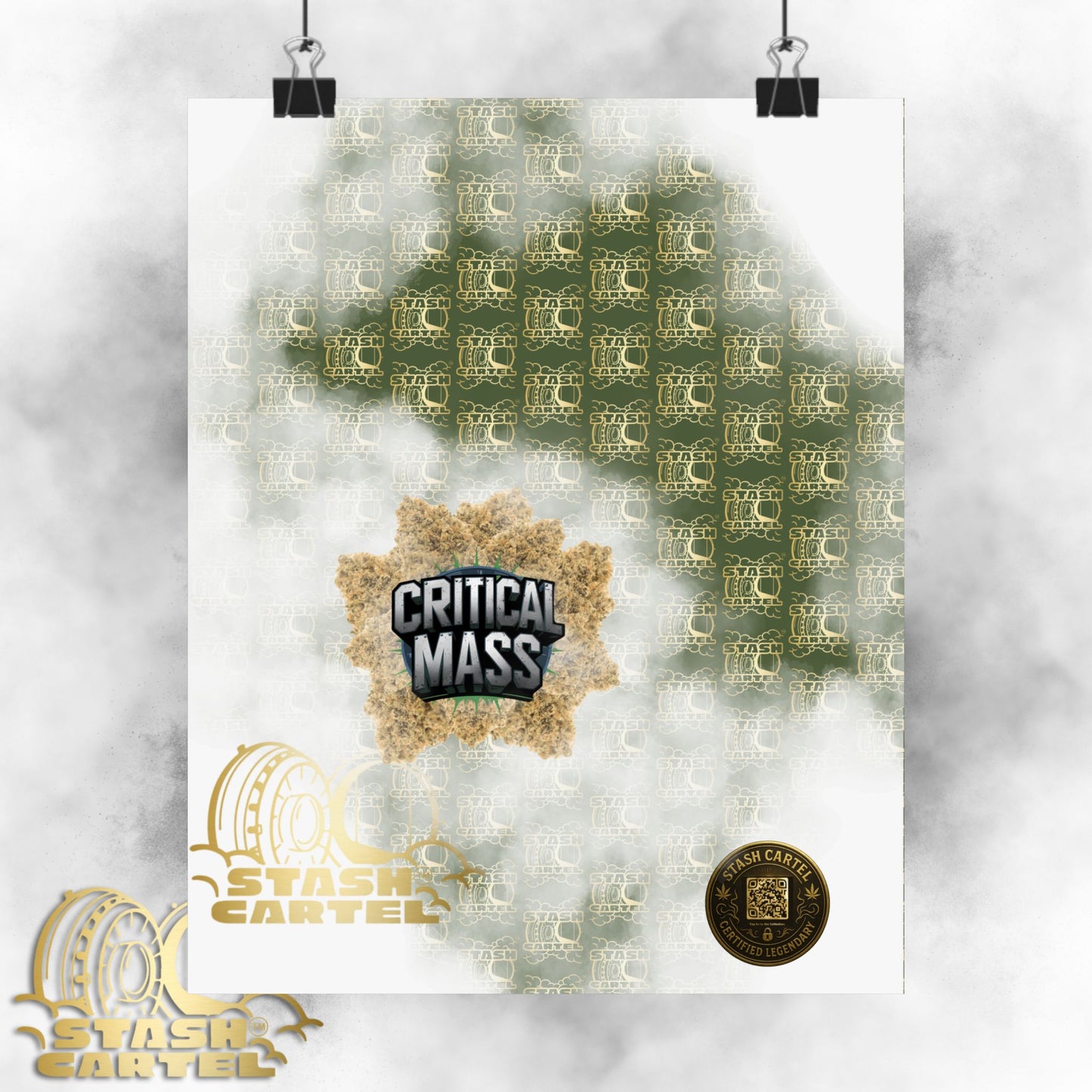 💥 "Critical Mass" Couch-Lock Indica Poster