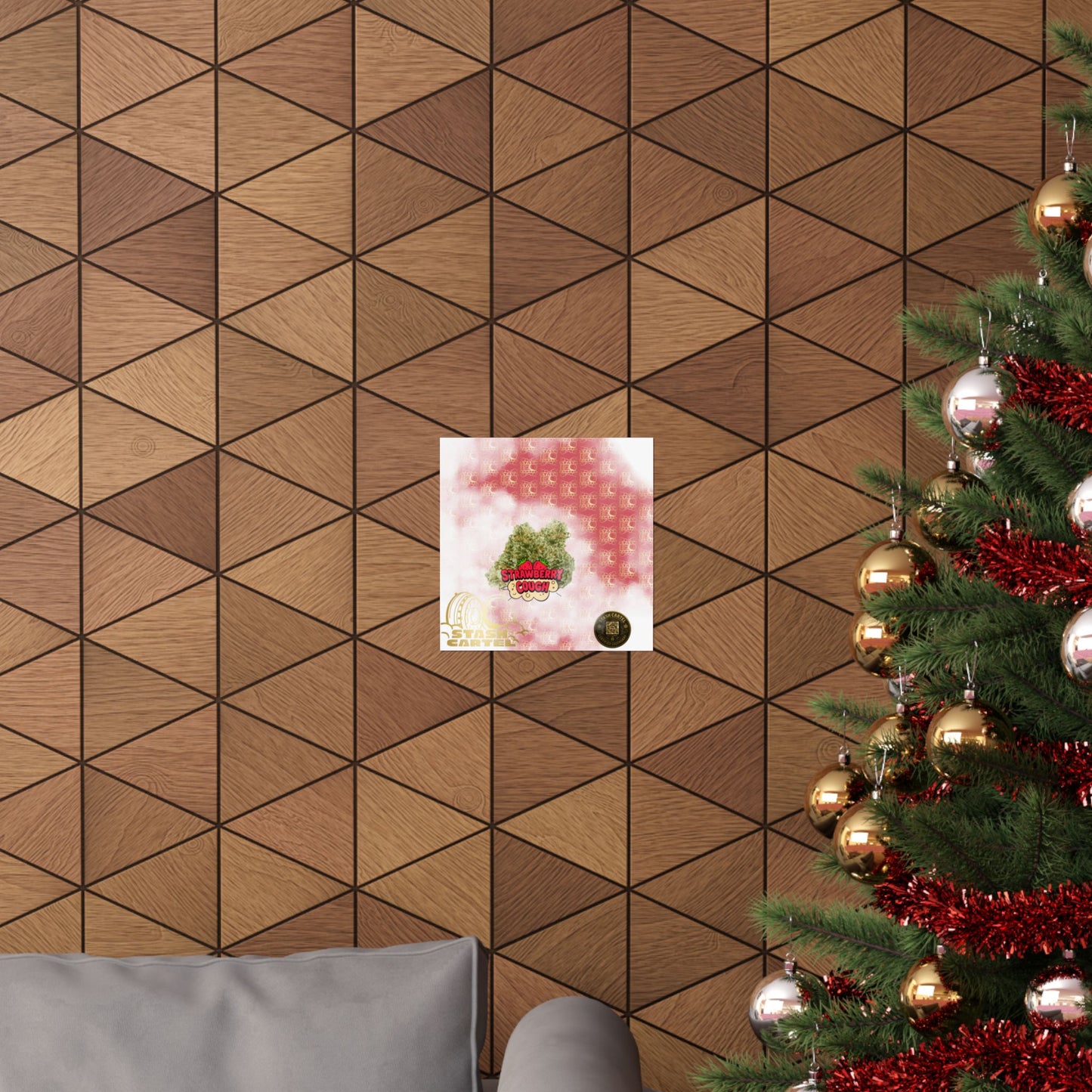 🍓 "Strawberry Cough" Skunky Sativa Poster