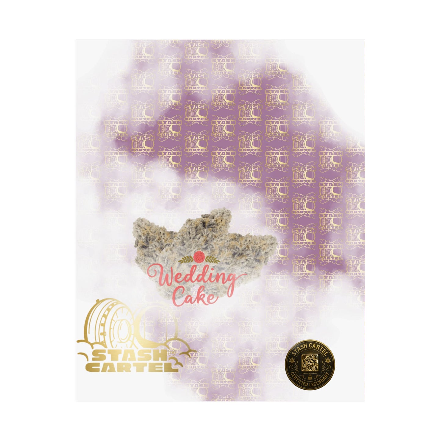 🎂 "Wedding Cake" Dessert Indica-Hybrid Poster